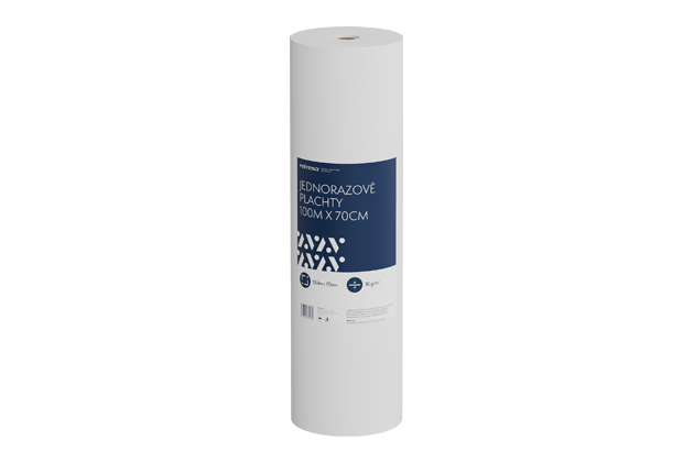 Jednorázová prostěradla velvesa® 100m x 70cm 30g/m2