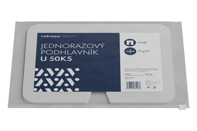 Jednorázový podhlavník velvesa® U 50ks 17g/m2