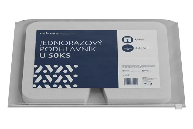 Jednorázový podhlavník velvesa® U 50ks 40g/m2