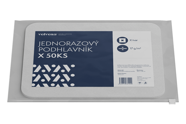 Jednorázový podhlavník velvesa® X 50ks 17g/m2