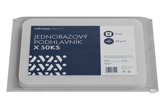 10. Jednorázový podhlavník velvesa® X 50ks 40g/m2  (2 ks)