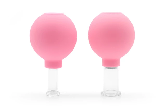 Masážní baňky s balónkem úzké - sada 2ks