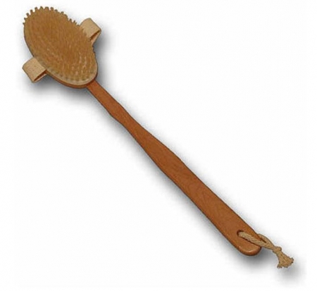 Masážní kartáč s dlouhou odnímatelnou rukjetí