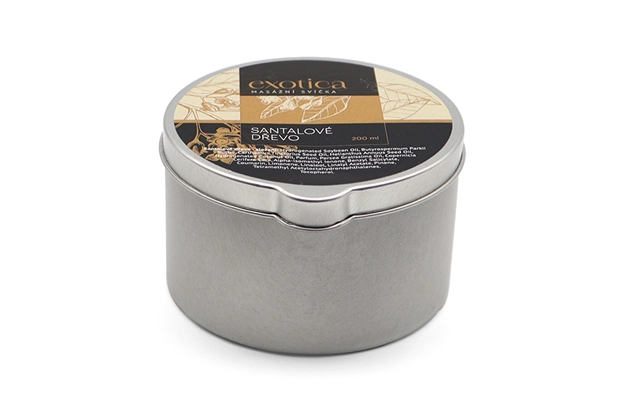 Masážní svíčka Exotica Santalové dřevo 200ml