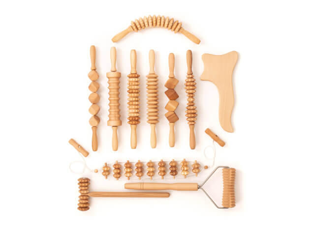 Maxi sada válečků pro maderoterapii