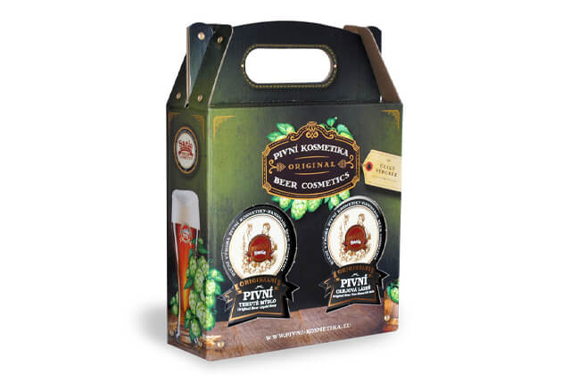 Mýdlo a lázeň 2x500ml - pivní dárková sada 3