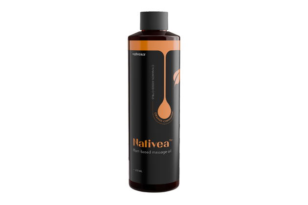 Nativea Orange-Cinnamon masážní olej - velvesa®