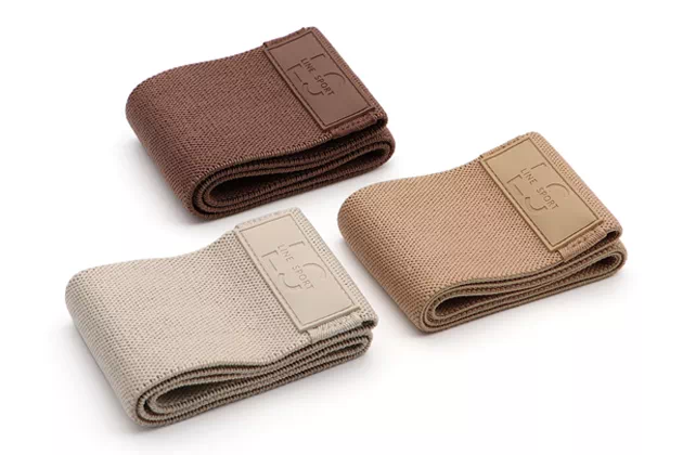 Sada textilních odporových gum Hip Band 3ks