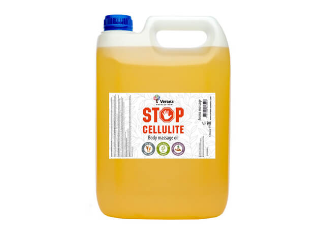 Stop celulitidě rostlinný masážní olej