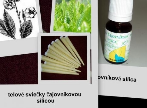 Tělové svíčky čajovníkové 5ks