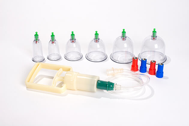 Vakuové masážní baňky miniset 6ks