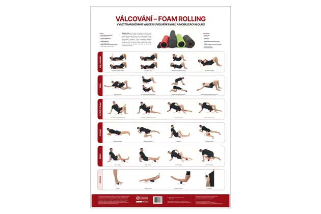 Válcování - foam rolling 48x70cm