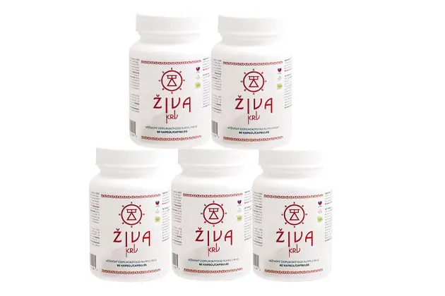 ŽIVA krev 5ks VÝHODNÉ BALENÍ